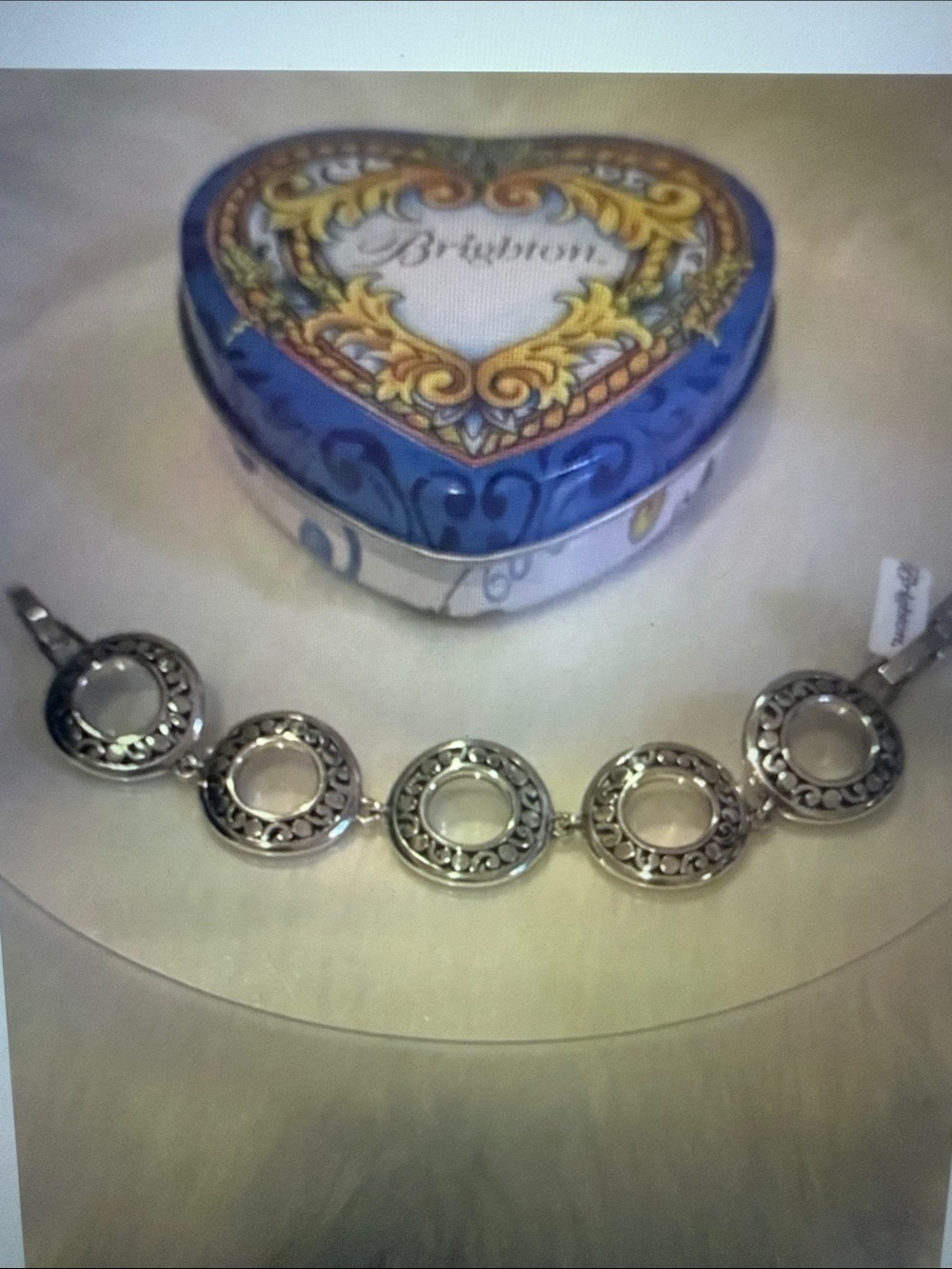💙🆕 Brighton Contempo Silver Open-Circle Link Bracelet NWT